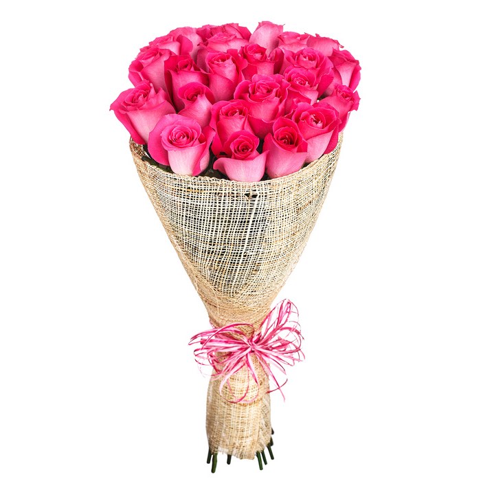 Orsetti di rose 25 cm - Rose Bear fucsia - Vendita fiori freschi e bouquet.  Spedizioni in Italia.