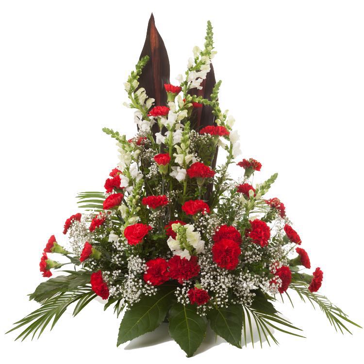 corona fiori misti colori tenui: consegna Funerale a domicilio in