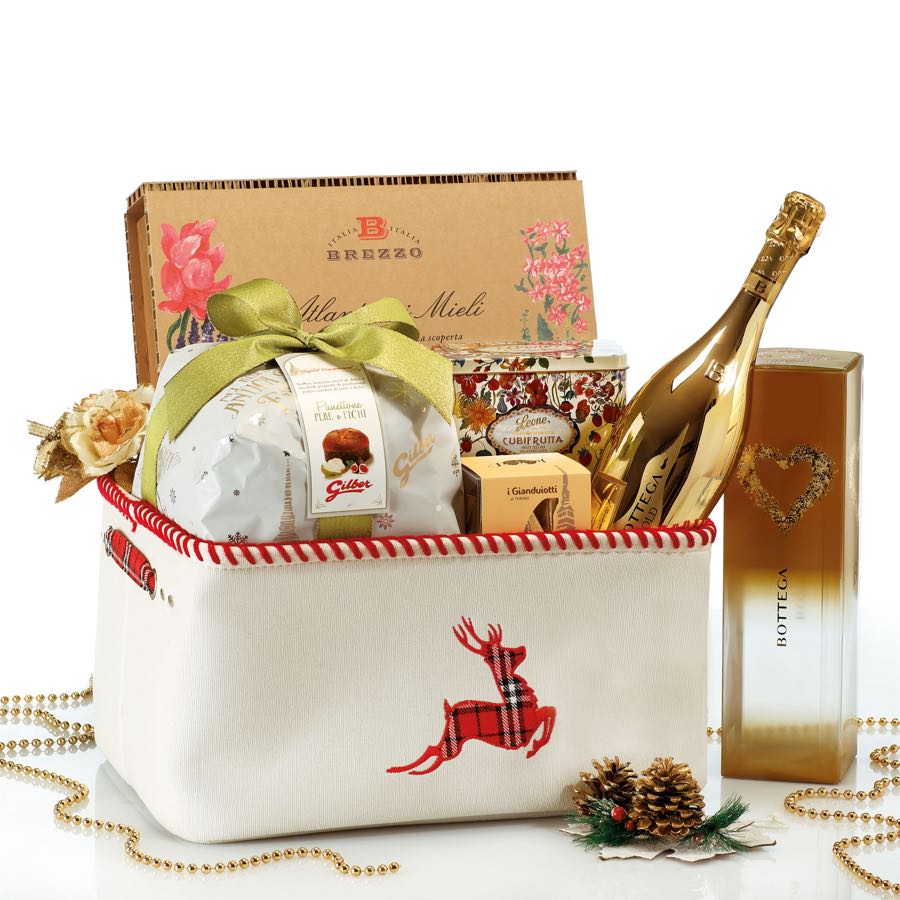 caja de regalo de chocolate y miel