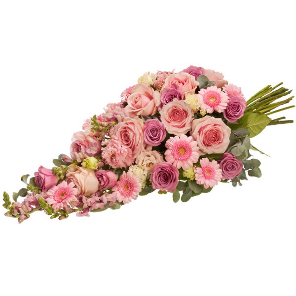 ramo funerario flores rosas