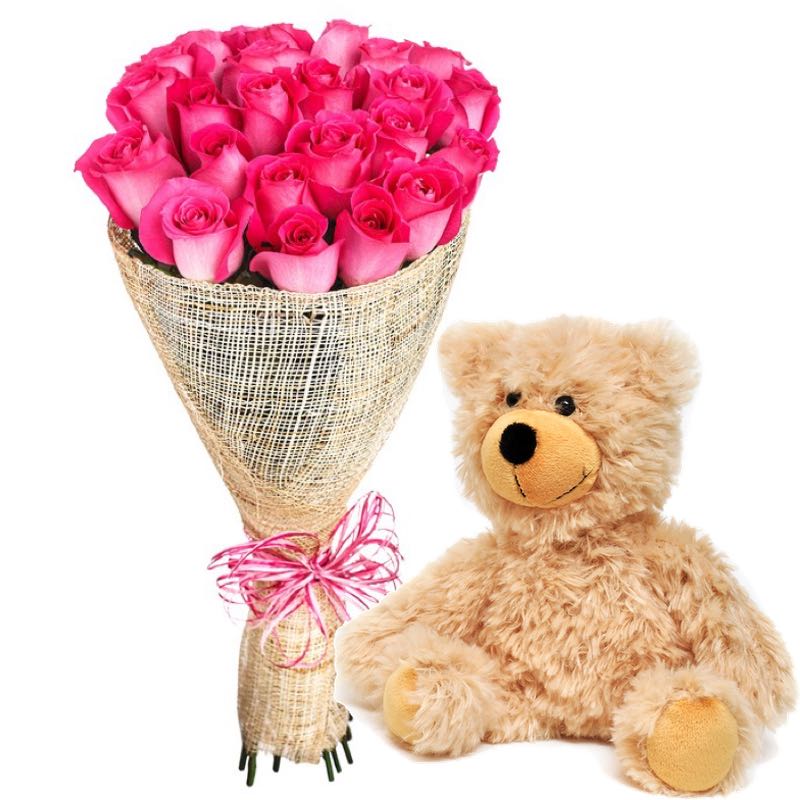 flowers and teddy bear delivery