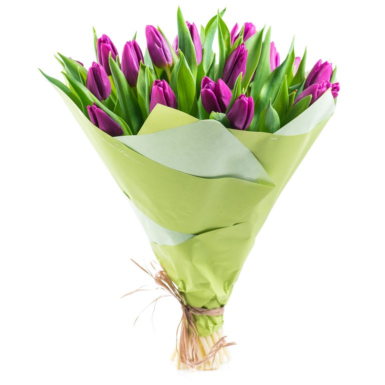 tulipanes morados: enviar y entregar Bouquets a Ecuador